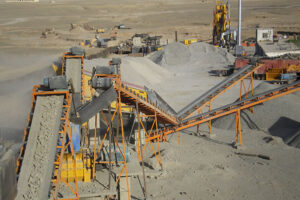 Afghan customer Crushing station work site