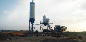 Бетонный завод AJ35 установился в Узбекистане