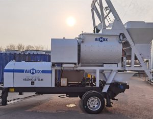 Aimix Бетононасос с Бетоносмесителей ABJZ40D-JS750