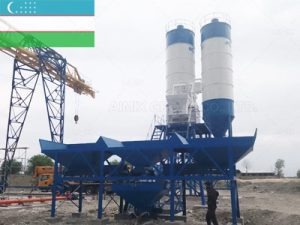 Aimix Бетонный завод AJ50 в Узбекистане