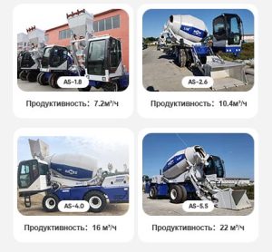 Автобетоносмеситель с самозагрузкой