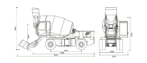 AS-5.5 Автобетоносмеситель с самозагрузкой