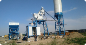 Бетонный завод AJ35 в Таджикистане
