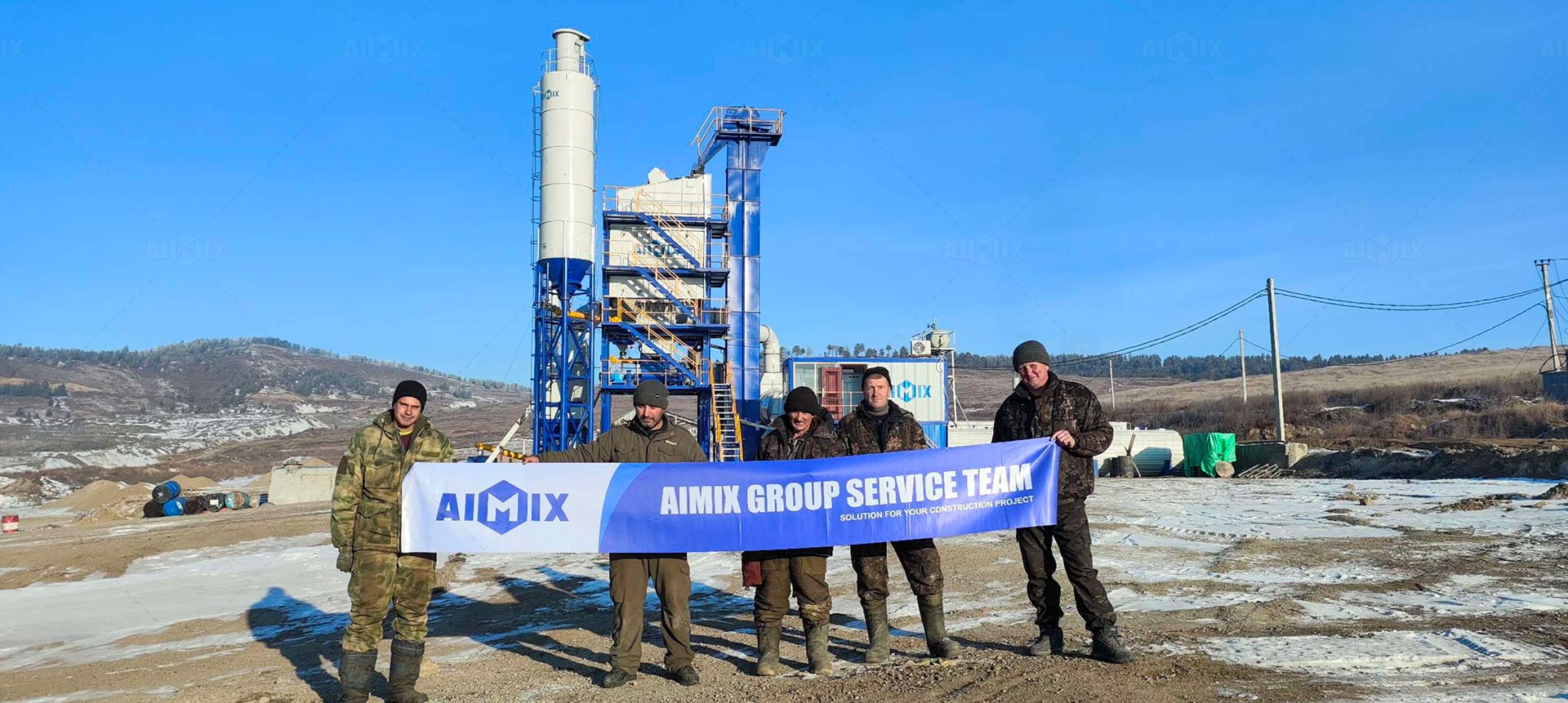 AIMIX асфальтовый завод в России