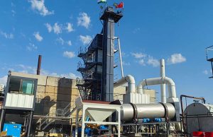 Асфальтовый завод ALQ120 в Узбекистане