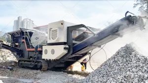 200 т/ч мобильная дробильная установка