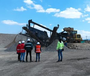 Мобильная дробильная установка 150 т/ч