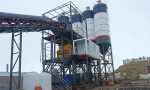 Китайский бетонный завод AJ180 в Казахстане