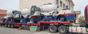 Автобетоносмеситель с самозагрузкой