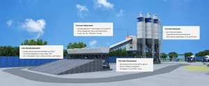 Стационарный бетонный завод