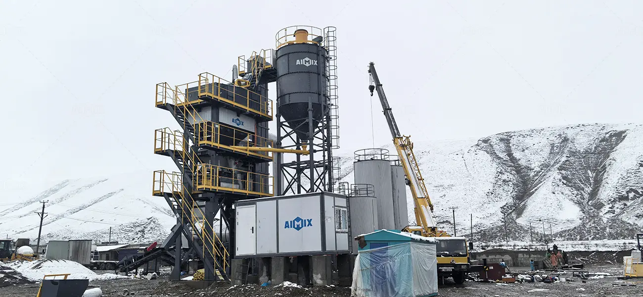 ALQ100 Асфальтобетонный завод в Киргизия