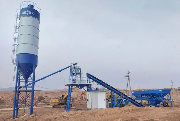 Бетонный завод AJ60 в Узбекистане