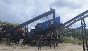 100т/ч Мобильная дробильная установка для Булыжника