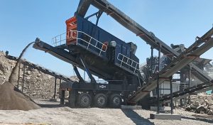 150т/ч Мобильная дробильная установка