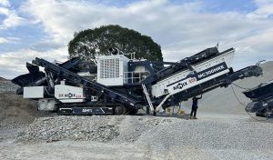 200т/ч Мобильная дробильная установка