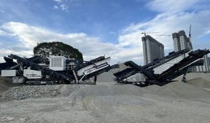 200т/ч Мобильная дробильная установка