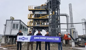 ALQ-100 Асфальтобетонный завод в Кыргызстане