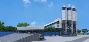 Стационарный бетонный завод серия AJ