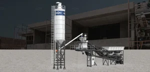 Мобильный бетонный завод серия AJY