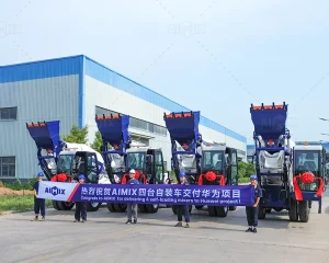 4 шт Автобетоносмеситель с самозагрузкой AIMIX