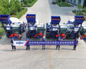 4 шт Автобетоносмеситель с самозагрузкой AIMIX