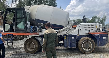 Автобетоносмеситель с самозагрузкой в России
