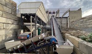 Ленточный Бетонный завод AJ180 в Казахстан