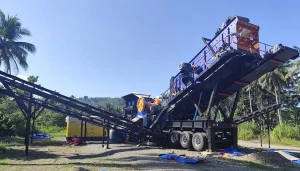 Мобильный дробильный комплекс 100 т/ч