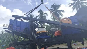 Мобильный дробильный комплекс 100 т/ч