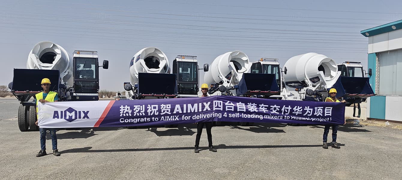 Автобетоносмеситель с самозагрузкой AIMIX