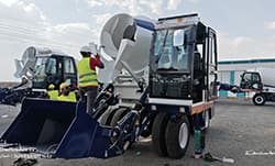 4 шт Автобетоносмеситель с самозагрузкой для проекта Huawei