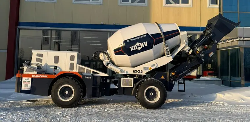 Бетоносмеситель с самозагрузкой в России