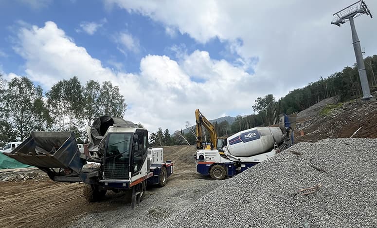 Автобетоносмеситель с самозагрузкой в России