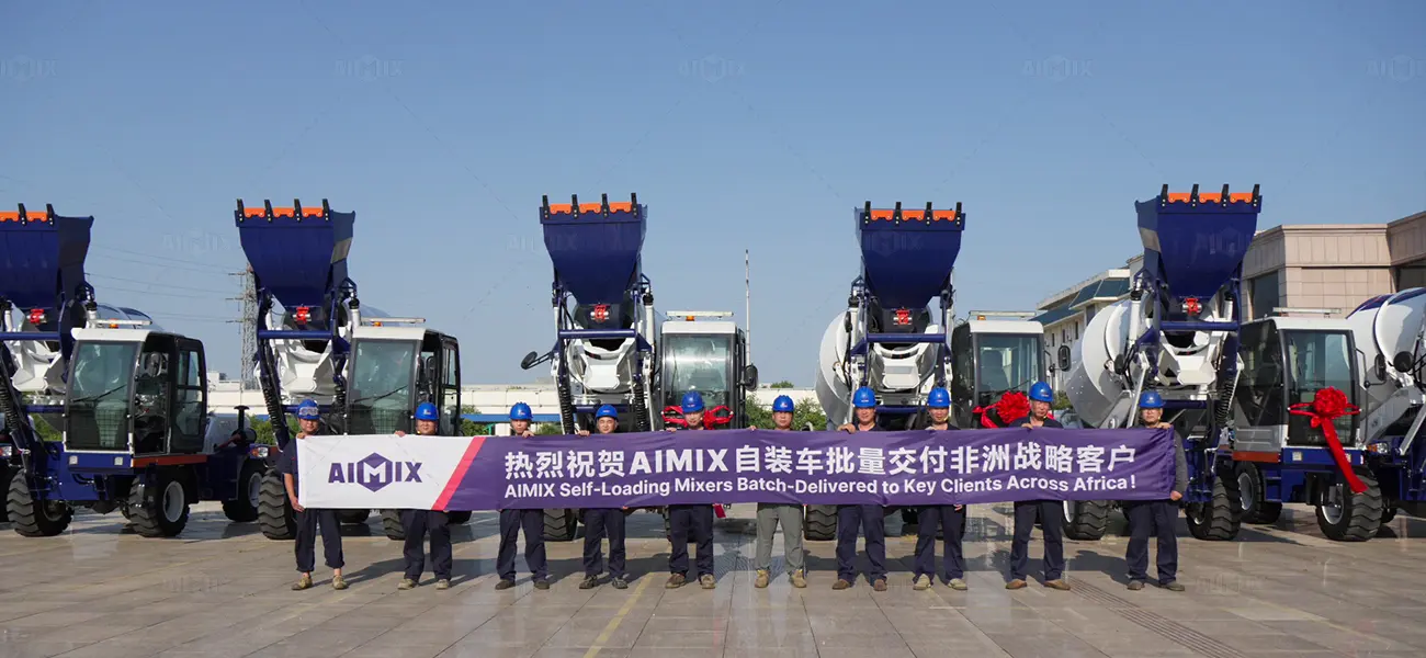 10 шт Aimix Бетоносмеситель с самозагрузкой