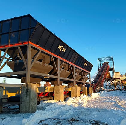 AJ180 Бетонный завод в Казахстане