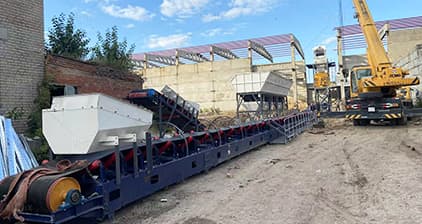 Бетонный завод AJ180 в Казахстане