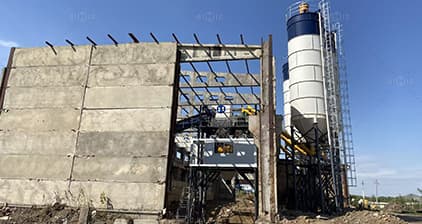 Бетонный завод AJ180 в Казахстане