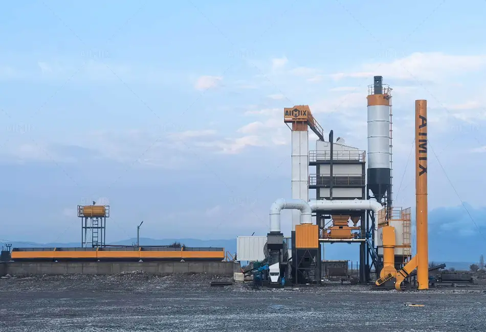 Асфальтовый завод ALQ120 в Киргизии
