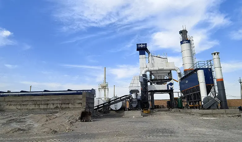 Асфальтовый завод ALQ80 в Киргизии