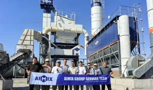 Асфальтовый завод ALQ80 в Киргизии