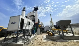 Асфальтовый завод ALQ80 в Киргизии