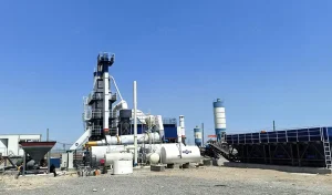 Асфальтовый завод ALQ80 в Киргизии