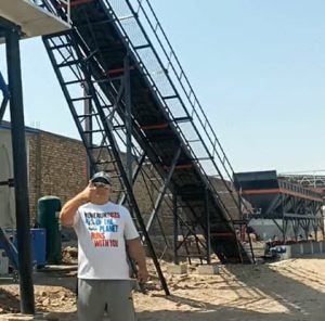 AIMIX Бетонный завод AJ60 в Ахангаране, Узбекистан