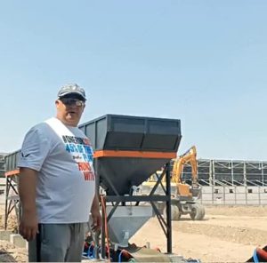 AIMIX Бетонный завод AJ60 в Ахангаране, Узбекистан