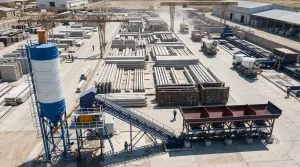 AIMIX Бетонный завод AJ60 в Ахангаране, Узбекистан