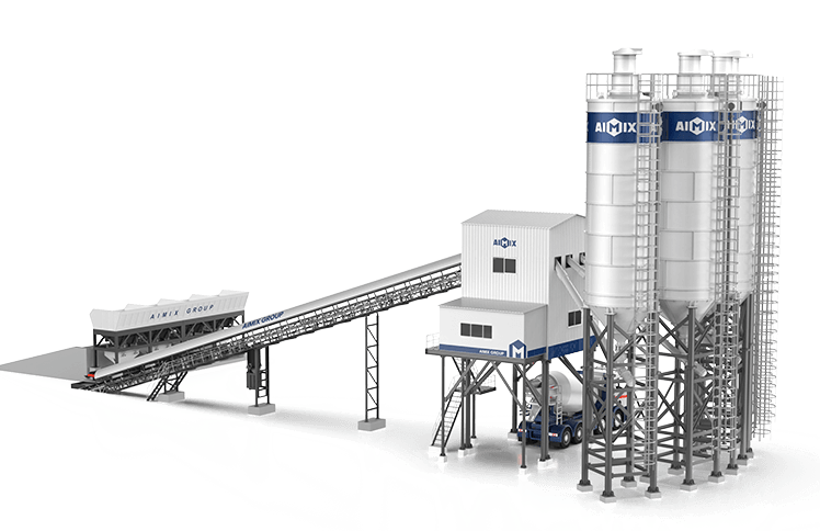 AJ Стационарный бетонный завод