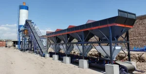 AIMIX Бетонный завод AJ60 в Ахангаране, Узбекистан