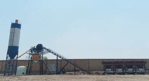 AIMIX Бетонный завод AJ60 в Ахангаране, Узбекистан