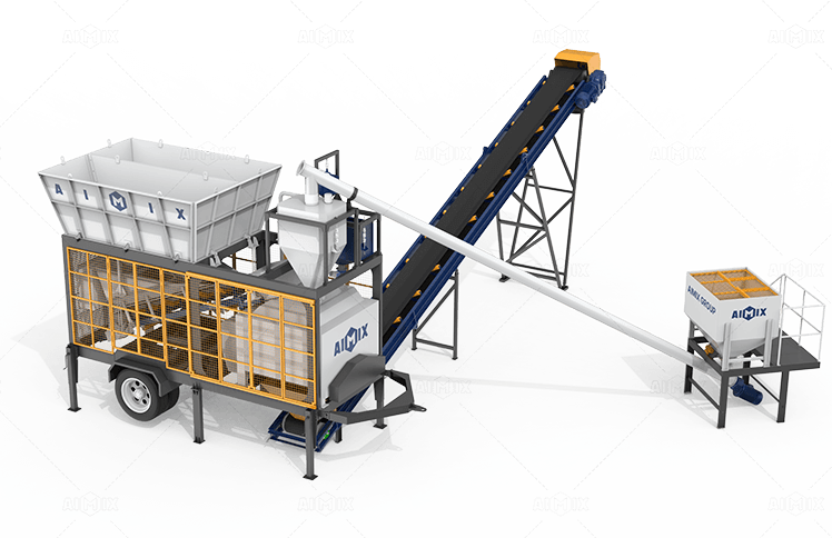 Приобъектный бетонный завод серия AJSY