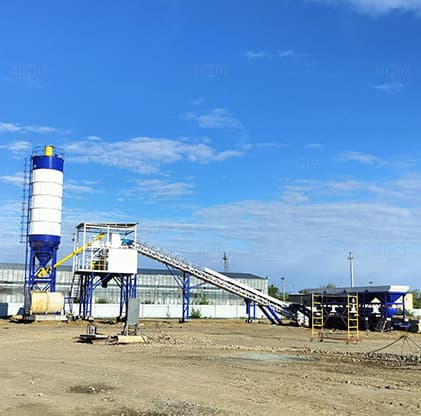 AIMIX Бетонный завод AJ60 в Казахстане